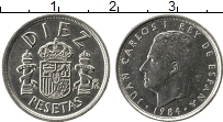 Продать Монеты Испания 10 песет 1984 Медно-никель
