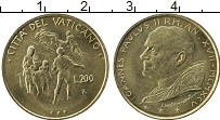 Продать Монеты Ватикан 200 лир 1995 Латунь