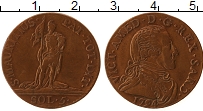 Продать Монеты Сардиния 5 солей 1794 Медь