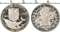 Продать Монеты Италия 200 лир 1992 Серебро