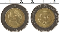 Продать Монеты Сан-Марино 500 лир 1986 Биметалл