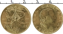 Продать Монеты Италия 200 лир 1997 Латунь