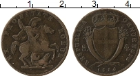Продать Монеты Генуя 4 сольди 1814 