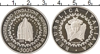 Продать Монеты Италия 5000 лир 1993 Серебро