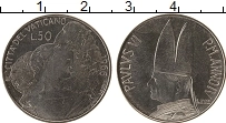 Продать Монеты Ватикан 50 лир 1966 Медно-никель