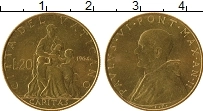 Продать Монеты Ватикан 20 лир 1964 Латунь