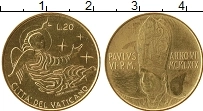 Продать Монеты Ватикан 20 лир 1969 Медно-никель