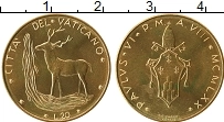 Продать Монеты Ватикан 20 лир 1976 Латунь