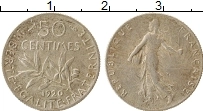 Продать Монеты Франция 50 сантим 1920 Алюминий