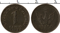 Продать Монеты Польша 1 фениг 1918 Цинк