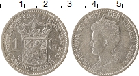 Продать Монеты Нидерланды 1 гульден 1915 Серебро