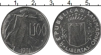 Продать Монеты Сан-Марино 100 лир 1981 Медно-никель