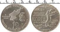Продать Монеты США 1 доллар 1991 Серебро