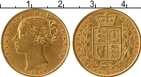 Продать Монеты Великобритания 1 соверен 1869 Золото