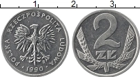 Продать Монеты Польша 2 злотых 1990 Алюминий