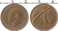Продать Монеты Самоа 2 сене 1974 Медь