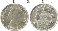 Продать Монеты Австралия 6 пенсов 1963 Серебро