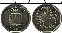 Продать Монеты Мальта 5 центов 1991 Медно-никель