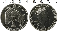 Продать Монеты Теркc и Кайкос 5 крон 1993 Медно-никель