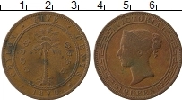 Продать Монеты Цейлон 5 центов 1870 Медь