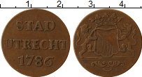 Продать Монеты Утрехт 1 дьюит 1787 Медь
