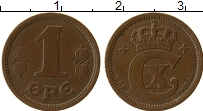 Продать Монеты Дания 1 эре 1915 Медь
