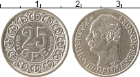 Продать Монеты Дания 25 эре 1907 Серебро