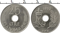 Продать Монеты Дания 25 эре 1979 Медно-никель