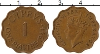 Продать Монеты Кипр 1 пиастр 1942 Медь