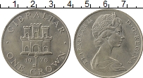 Продать Монеты Гибралтар 1 крона 1970 Медно-никель