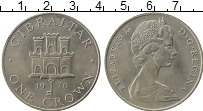 Продать Монеты Гибралтар 1 крона 1970 Медно-никель