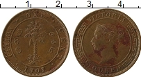 Продать Монеты Цейлон 1 цент 1901 Медь