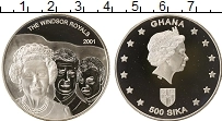 Продать Монеты Гана 500 сика 2001 Серебро