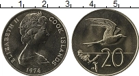 Продать Монеты Острова Кука 20 пенсов 1974 