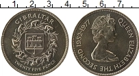 Продать Монеты Гибралтар 25 пенсов 1977 Медно-никель
