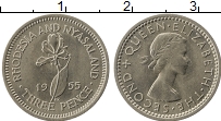 Продать Монеты Родезия 3 пенса 1955 Медно-никель