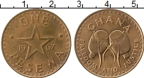 Продать Монеты Гана 1 песева 1967 Бронза
