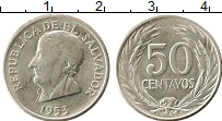 Продать Монеты Сальвадор 50 сентаво 1953 Серебро