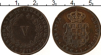 Продать Монеты Португалия 5 эскудо 1875 Медь