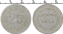 Продать Монеты Коморские острова 25 сантим 1915 Алюминий