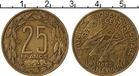 Продать Монеты Камерун 25 франков 1958 Бронза