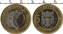 Продать Монеты Финляндия 5 евро 2010 Биметалл