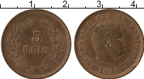Продать Монеты Португалия 5 рейс 1905 Медь