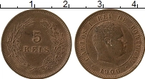 Продать Монеты Португалия 5 рейс 1905 Бронза