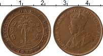 Продать Монеты Цейлон 1 цент 1926 Медь