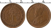 Продать Монеты Цейлон 1 цент 1926 Медь