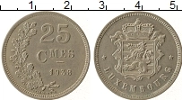 Продать Монеты Люксембург 25 сантим 1938 Медно-никель