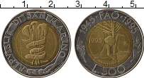 Продать Монеты Сан-Марино 500 лир 1995 Биметалл