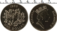 Продать Монеты Бермудские острова 1 доллар 1989 Медно-никель