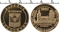 Продать Монеты Норвегия 15 крон 1982 Латунь